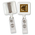 Square Badge Reel (1 1/4")